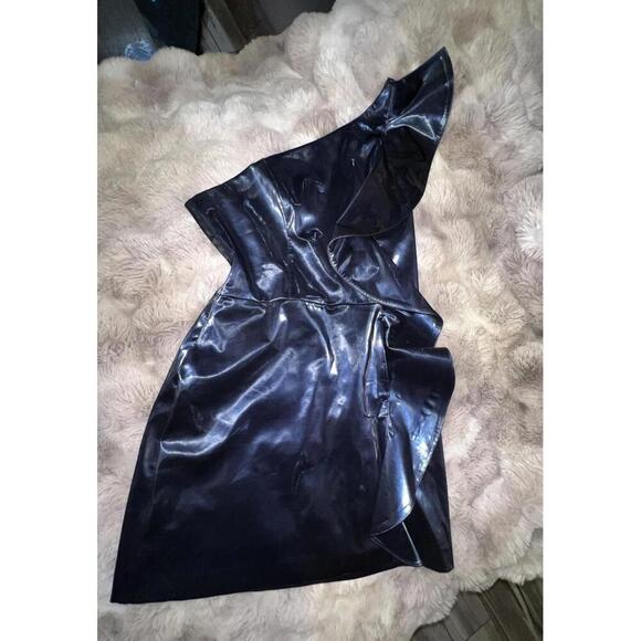 h:ours Aneta Mini Dress in Navy , Small - Picture 8 of 9